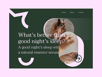 Cosmetic Homepage practice dailyui figma graphic design uichallenge webdesign