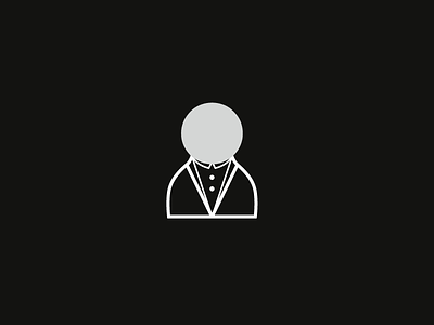 Little Man artsy color colour gentleman icon illustration logo man minimal suit wank