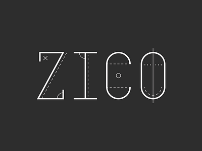 Zico Football Type football lettering type typography zico