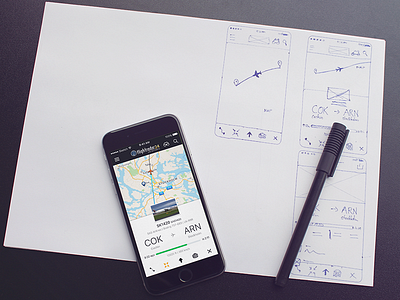 Flightradar24 - iOS Redesign flight flight track flightradar flightradar24 ios redesign status track