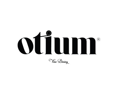 Otium Restaurant brand identity branding branding design fine dining food logo logodesign restaurant