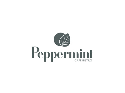Peppermint Cafe Bistro | Logo bistro logo brand identity branding branding design cafe logo design logo logodesign mint new logo pepper