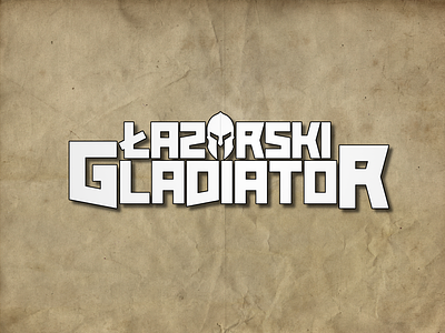 LOGO - Łazarski Gladiator design logo