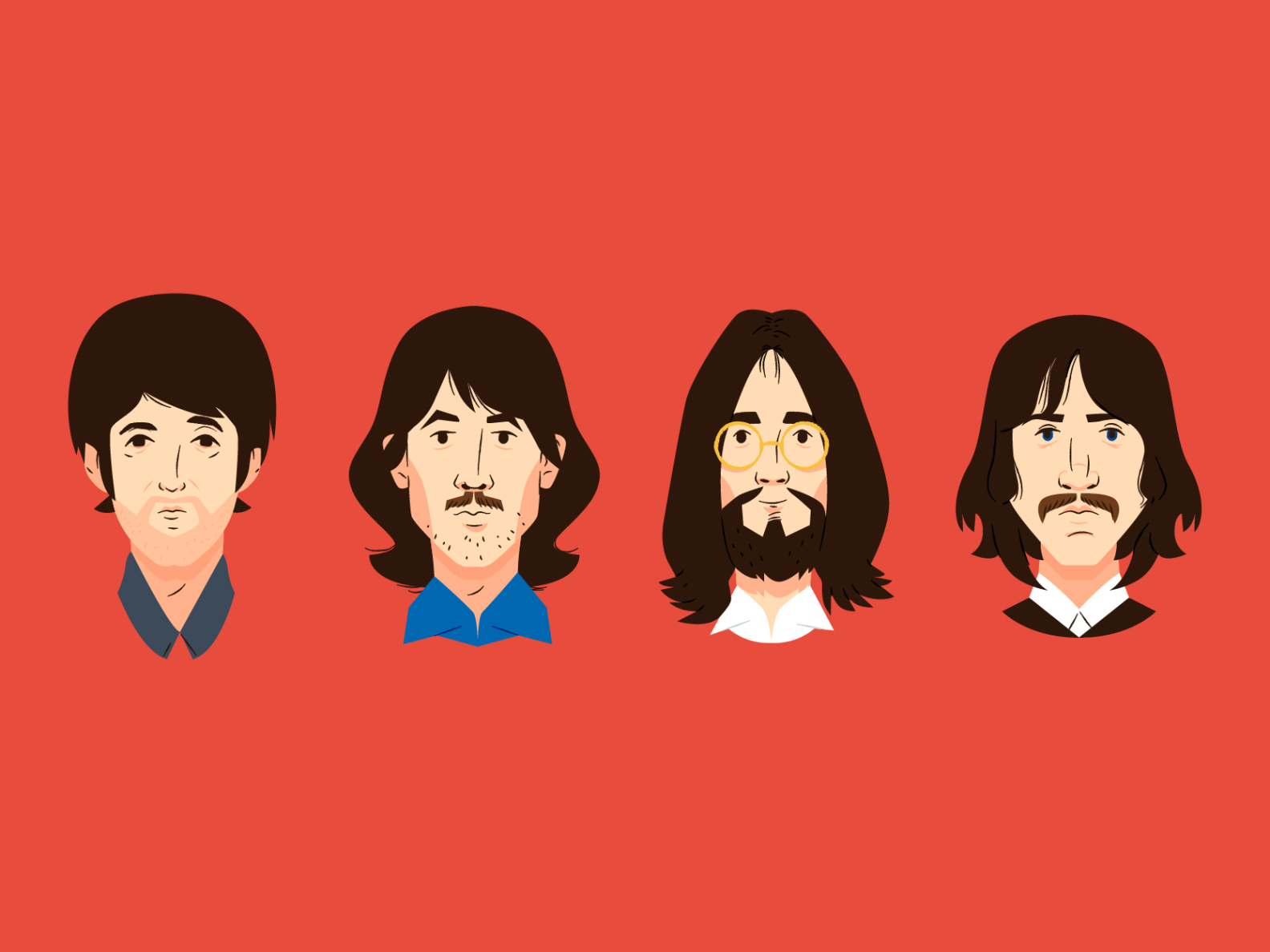 Beatles By Harry Reafor On Dribbble