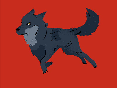Wolf animal black gray illustration jungle line run texture texture pack vector wildlife wolf