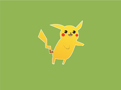 Pikachu fan art illustration pikachu pokemon pokemon go vector