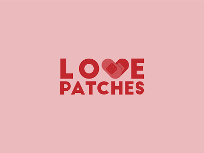 Love Patches branding concept design graphic design identity logo love mark minimalist patch