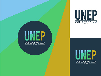Unep law Variation 3 design education green law logo school