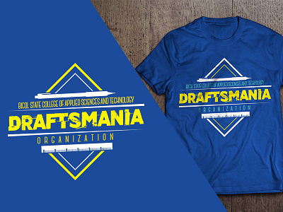 Draftsmania Shirt Design Variation 2 design graphic design layout shirt