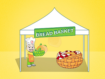 Bread Basket basket bread design explainer videos illustrations motion