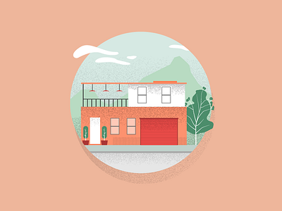 HOME design flats home house illustration
