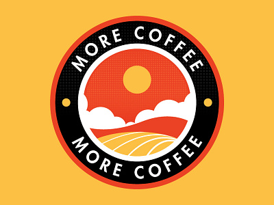 More Coffee coffee design flat illustration typography vector