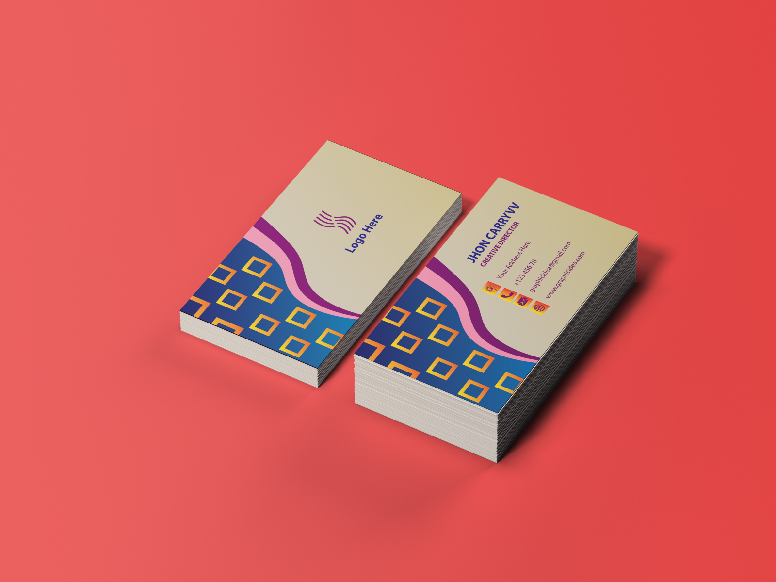 Business Card by Taslima Akther Lina on Dribbble