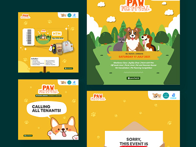 Paw Festival 2021 - Social Media Design | Instagram Post