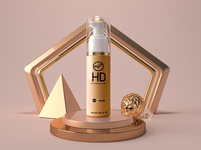 HD Foundation Label Design