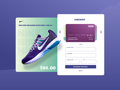 Credit Card Checkout - Daily UI #002 001 checkout checkoutpage creditcard daily dailyui dribbblers nike payment paymentpage shoe shoes sketch ui uidesign uiux userexperience userinterface uxdesign uxdesigner