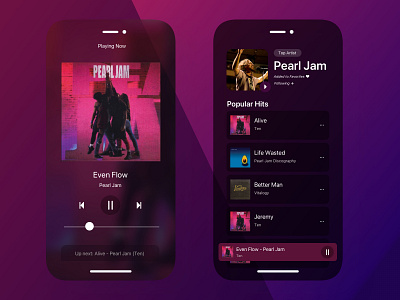 Music Player - Daily UI #009 app challenge daily dailychallenge dailyui design dribbbler dribbblers music musicplayer pause play player ui uidesign uiux user experience ux uxdesign uxdesigner