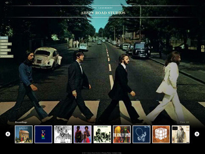 Abbey Road Studios Homepage Redesign fluid design redesign