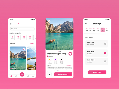 Booking app app design art behance booking app branding design dribbble dribble illustration logo pink ui uidesign user experience userinterface ux uxdesign vector web webdesign