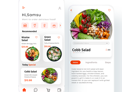 Nutrition app adobe xd app design art design dribbble food app ui uidesign ux uxdesign web webdesign