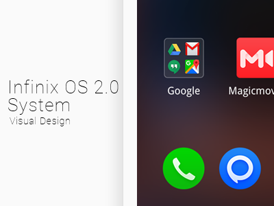 Infinix OS 2.0 Visual design design gui icon visual