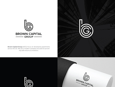 Brown Capital Group branding capital graphic design group investment minimal mode modern presentation