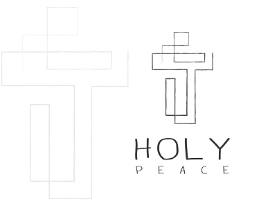 HOLY PEACE creative logo custom logo designs eye catchy logo flat logo hand drawn logo logo design minimalist logo professional logo unique logo unique logo design