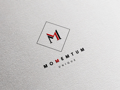 MOMEMTUM creative logo custom logo designs eye catchy logo flat logo hand drawn logo design minimalist logo professional logo unique logo unique logo design