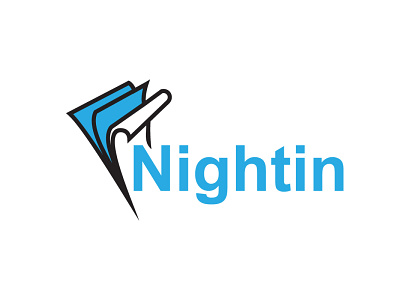 Nightin 1 creative logo custom logo designs eye catchy logo flat logo logo design minimalist logo modern logo professional logo unique logo unique logo design