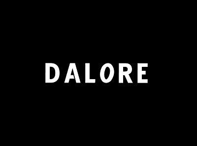 DALORE lettering