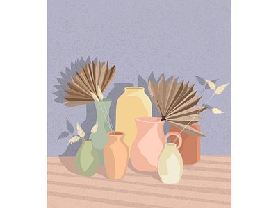 Pots illustration