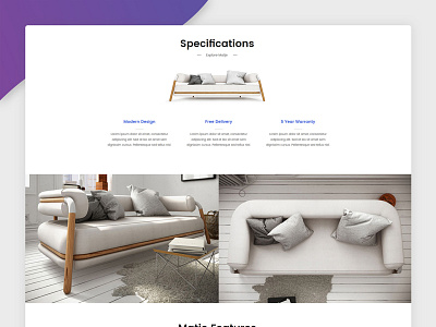Single product shop page