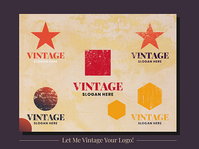 vintage adobe illustrator adobe photoshop black circle color coreldraw elegant grey grunge hexagon inkscape orange rectangle red square star vector vintage vintage design vintage logo