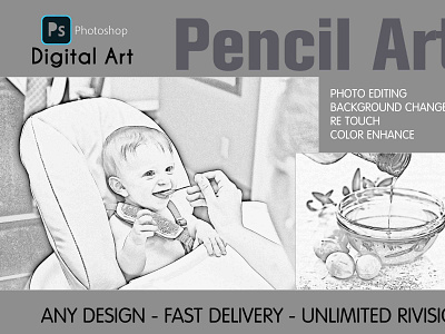 Digital Pencil art Design creative design digital art image editing pencil art pencil drawing pencil sketch photoshop art photoshop editing retouching