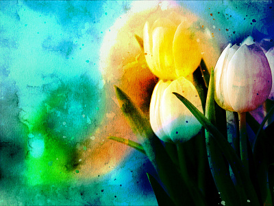 watercolor flower digital art digital watercolor paint watercolour art