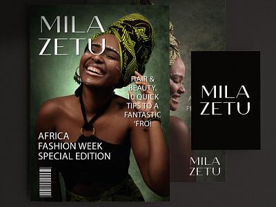 Mila Zetu- Magazine design behance branding design fashion icon illustrator logo magazine design photoshop