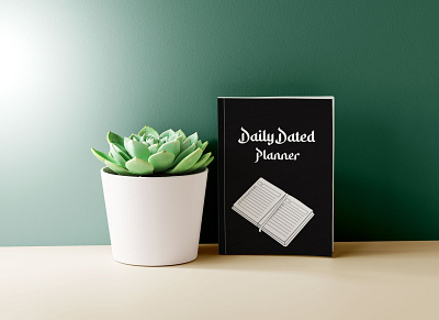 Daily Dated Planner_Cover Design