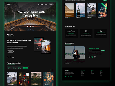 Travel Website Concept