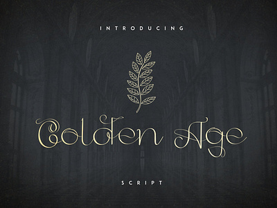 Golden age script brand bundle creative design font free lettering logo multilingual script typeface