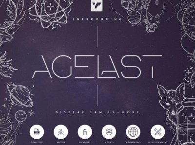 Agelast Display Family brand bundle creative design display font icon illustration lettering logo typeface