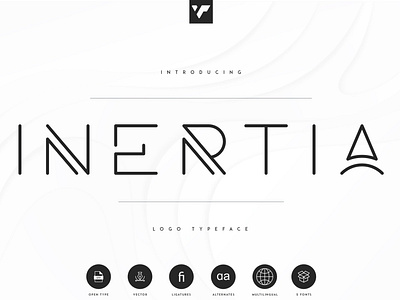 INERTIA - LOGO TYPEFACE | 5 WEIGHTS