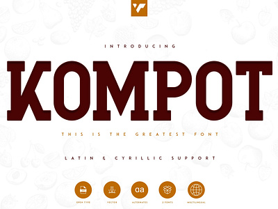 KOMPOT SLAB SERIF - 2 FONTS