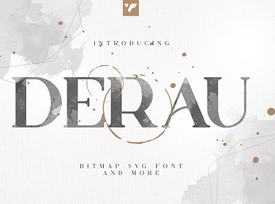 DERAU - BITMAP SVG FONT AND MORE best fonts bitmap branding creative design font lettering serif svg font ui ux vector