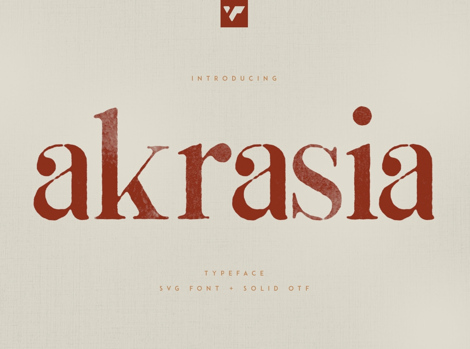 AKRASIA TYPEFACE - SVG + SOLID FONTS by VPcreativeshop on Dribbble