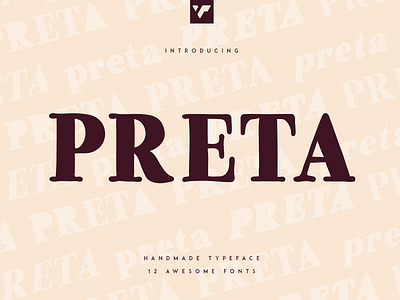 PRETA HANDWRITTEN TYPEFACE, 12 FONTS