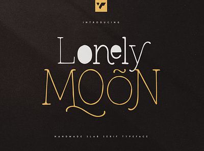 LONELY MOON HANDWRITTEN TYPEFACE brand branding bundle creative design discount february font free graphic design handwritten illustration lettering logo lonely moon spring typeface ui vector