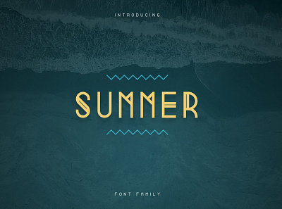 SUMMER DISPLAY FONT FAMILY animation brand bundle creative design font freebie graphic design lettering logo motion graphics summer