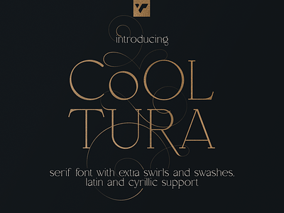 COOLTURA SERIF FONT + SWASHES brand branding bundle cooltura creative design font illustration lettering logo ui vintage