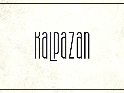 Kalpazan font family. Free font style attached family font free free font freebie logo sans serif typeface