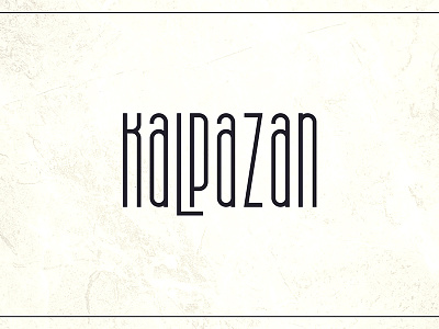 Kalpazan font family. Free font style attached